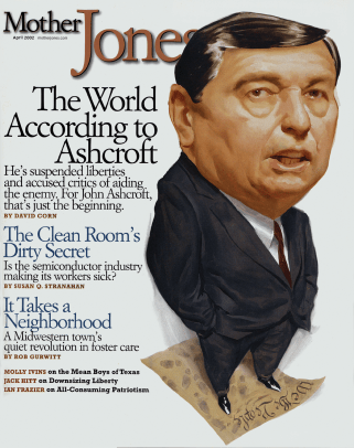 Mother Jones March/April 2002 Issue