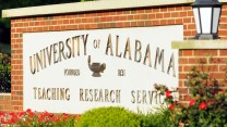 University of Alabama welcome sign