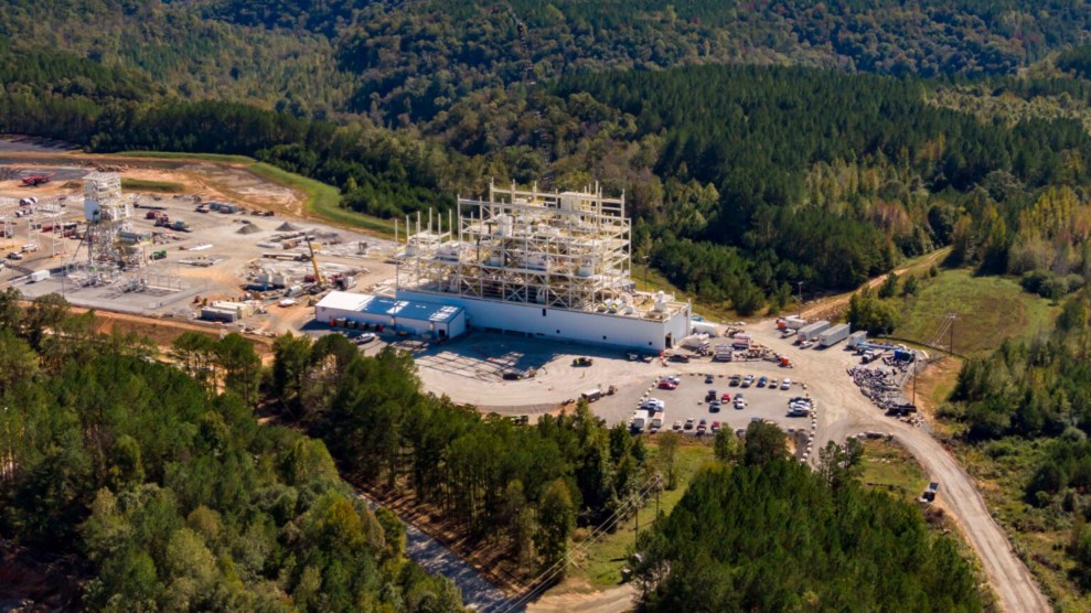 An aerial view of Warrior Met's Blue Creek Mine No. 1 construction site.