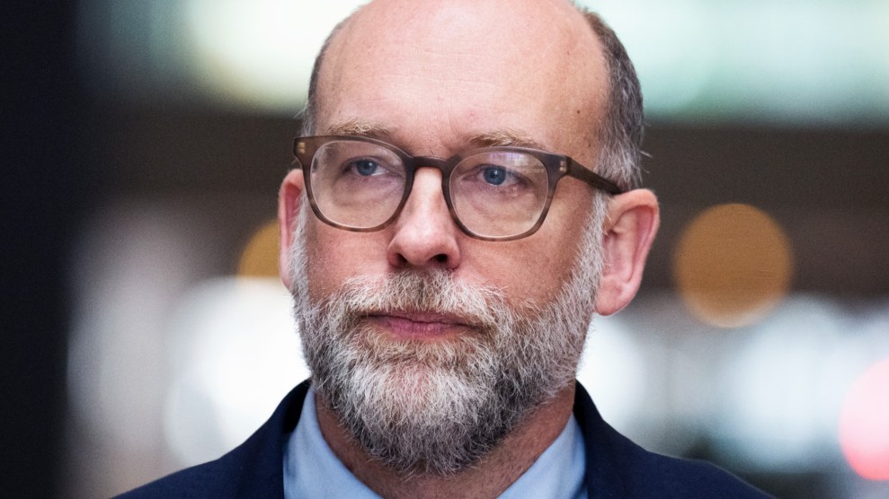 Close-up portrait of Russell Vought.