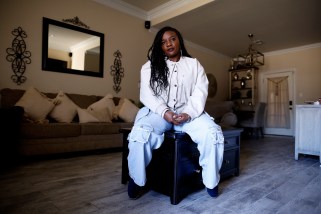 Ashley Gaignard sit and looks directly into the camera.