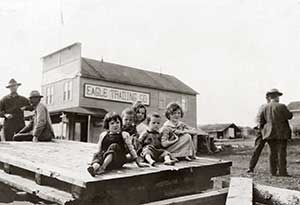 Children in Eagle circa 1900.